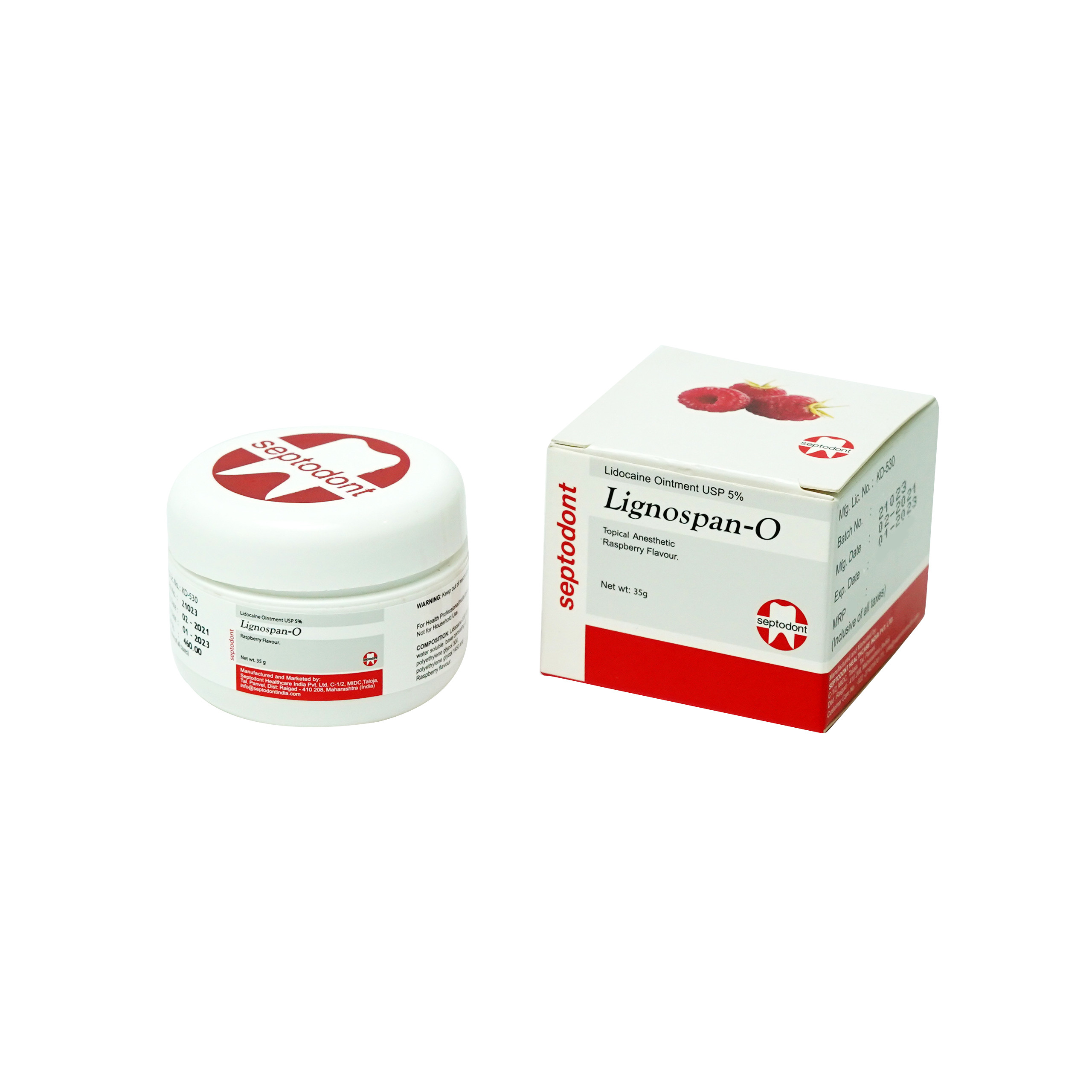 Septodont Lignospan-O Ointment Anaesthetic